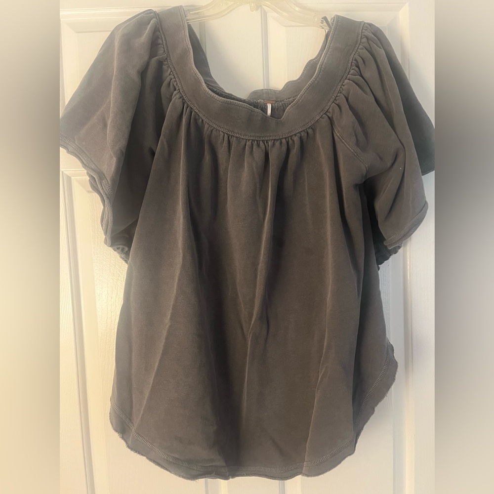 Free People Gray Women's Top